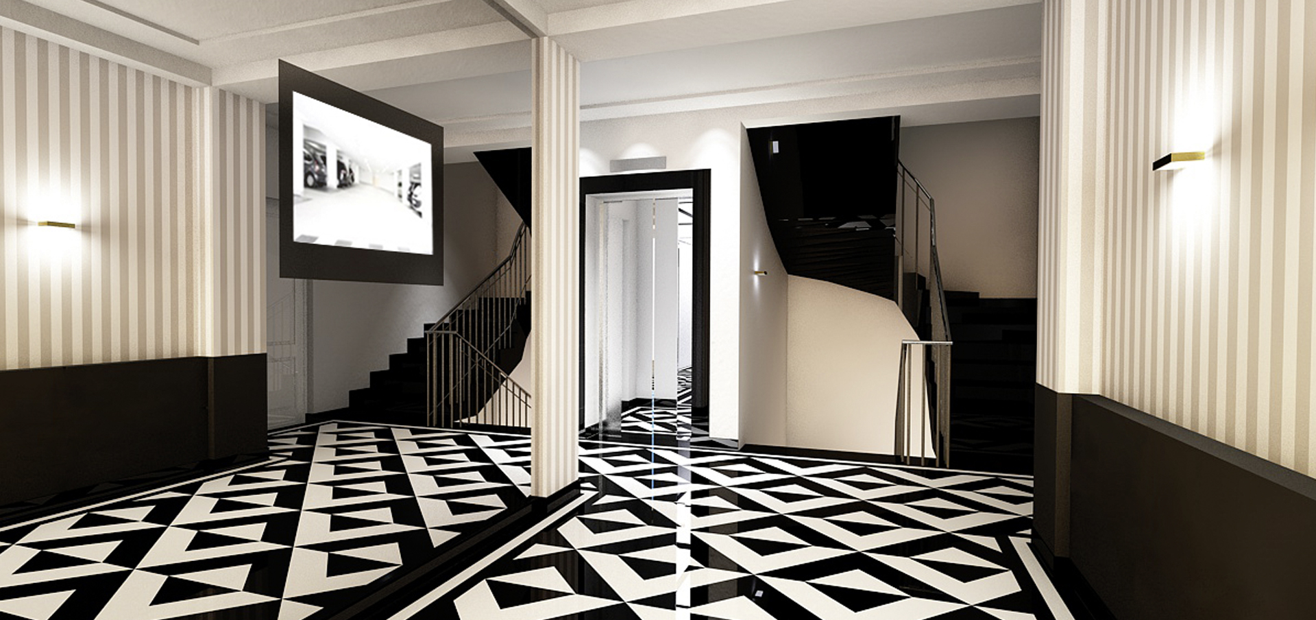 Einrichtung der Wohnung